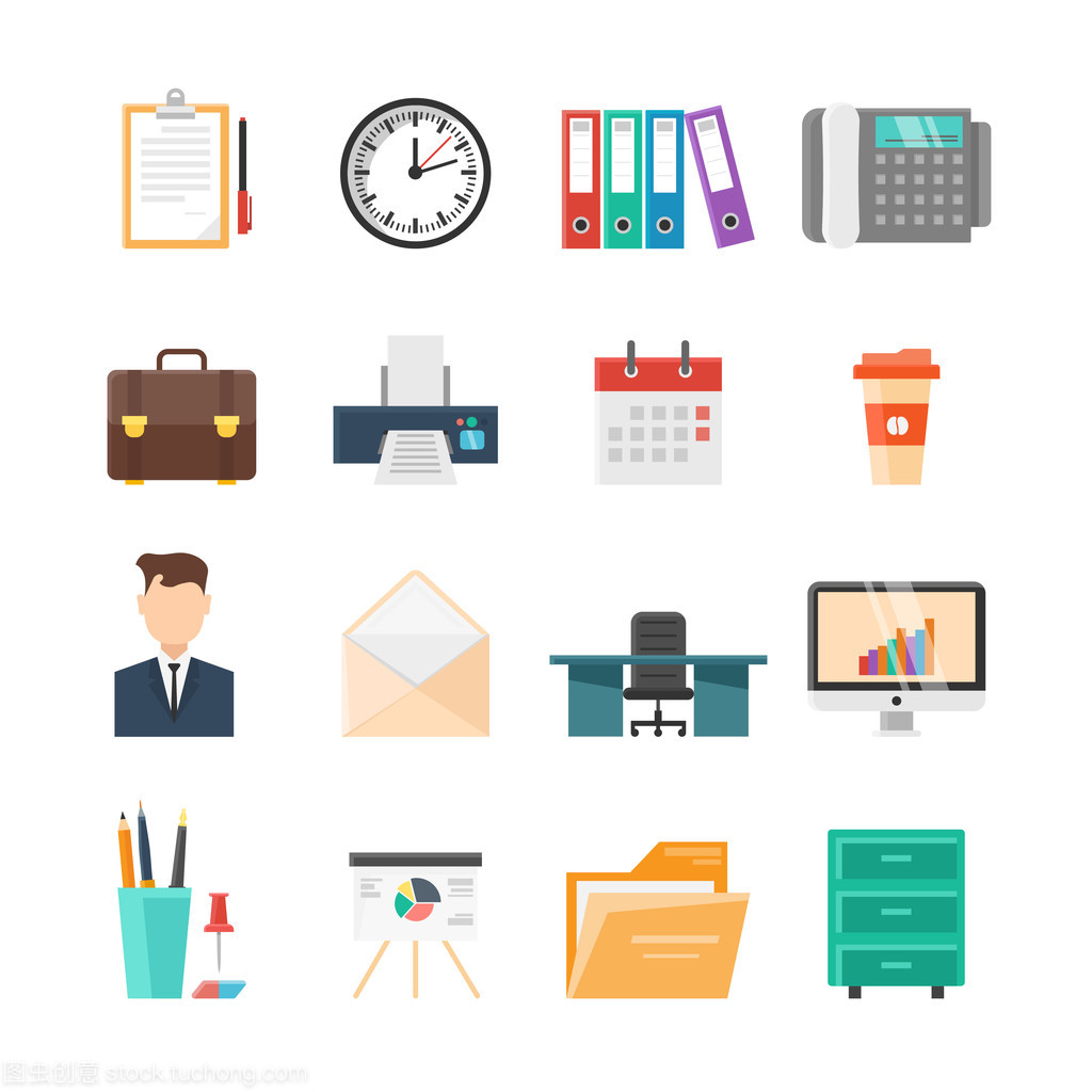 辦公室平面圖標(biāo)集 現(xiàn)代辦公設(shè)備的功能與美學(xué)融合